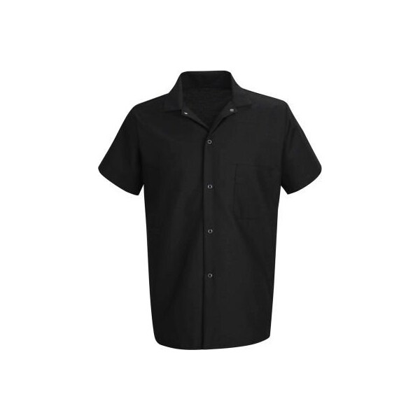 Vf Imagewear Chef Designs Cook Shirt, Black, Polyester/Cotton, 4XL 5020BKSS4XL - main